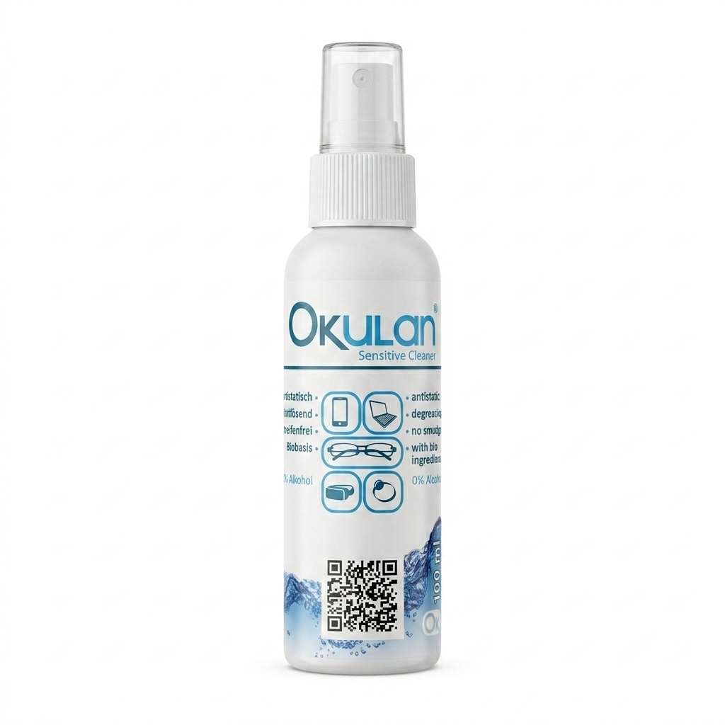 OKULAN Sensitive Bio Lens Cleaner Spray - Zero Alcohol - 100ml