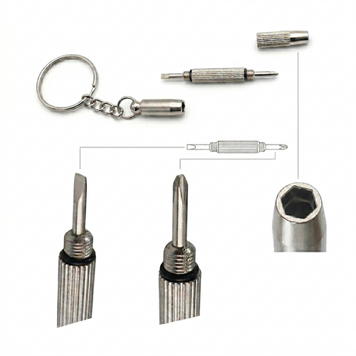 3 in 1 Mini Screwdriver keychain